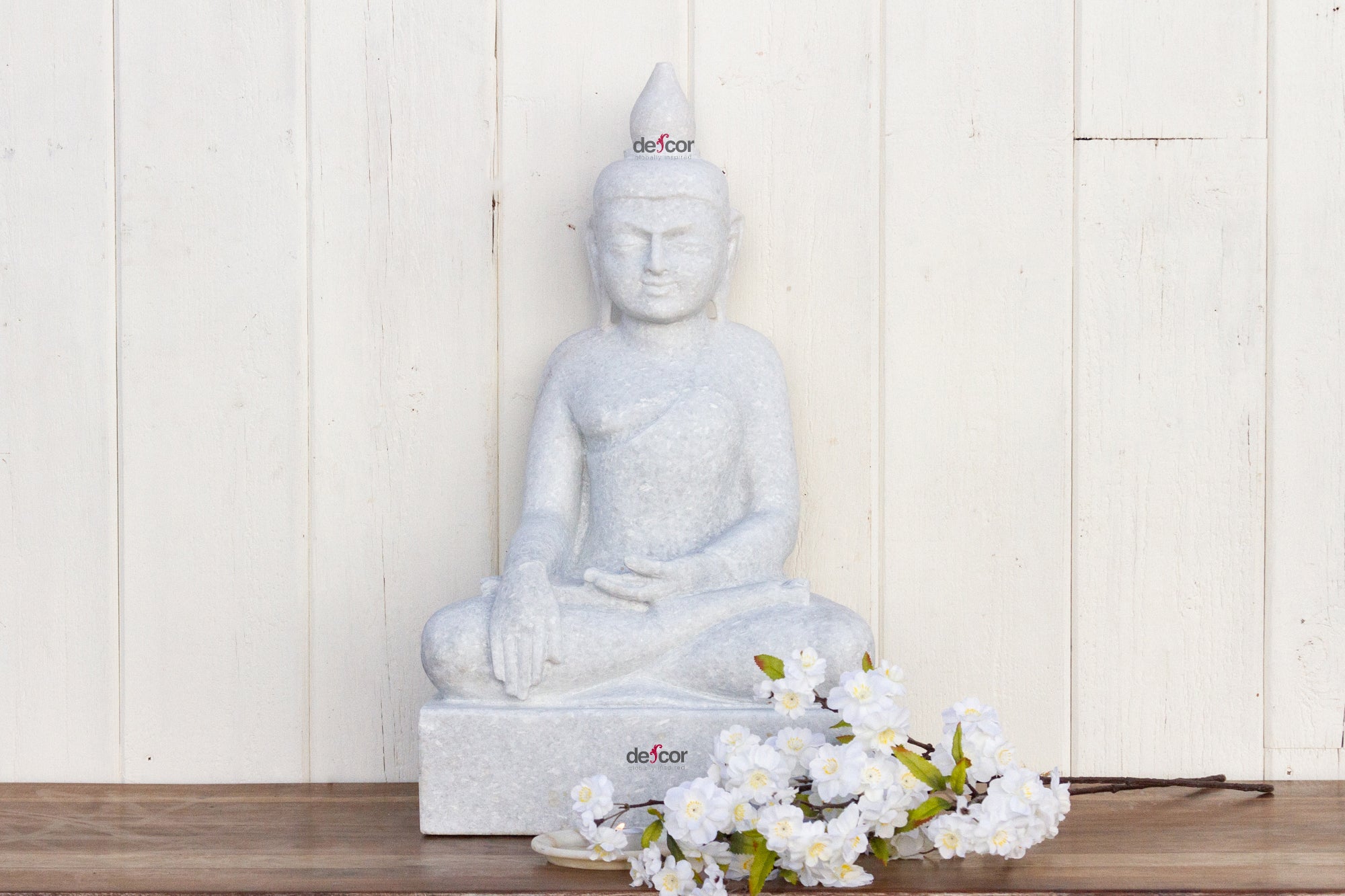 DE-COR | Ispirazione globale, Buddha birmano alto in marmo bianco