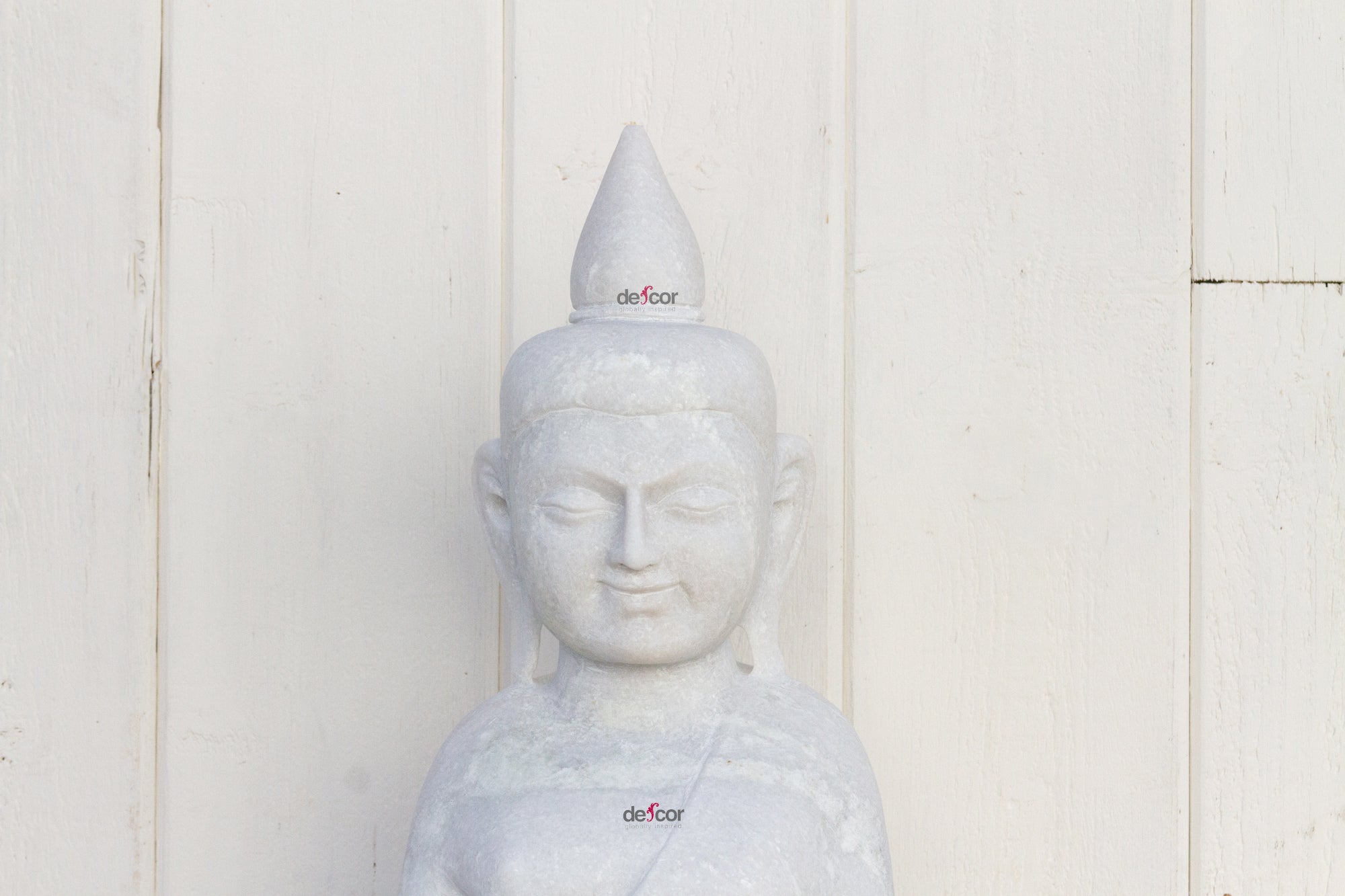 DE-COR | Ispirazione globale, Buddha birmano moderno bianco puro