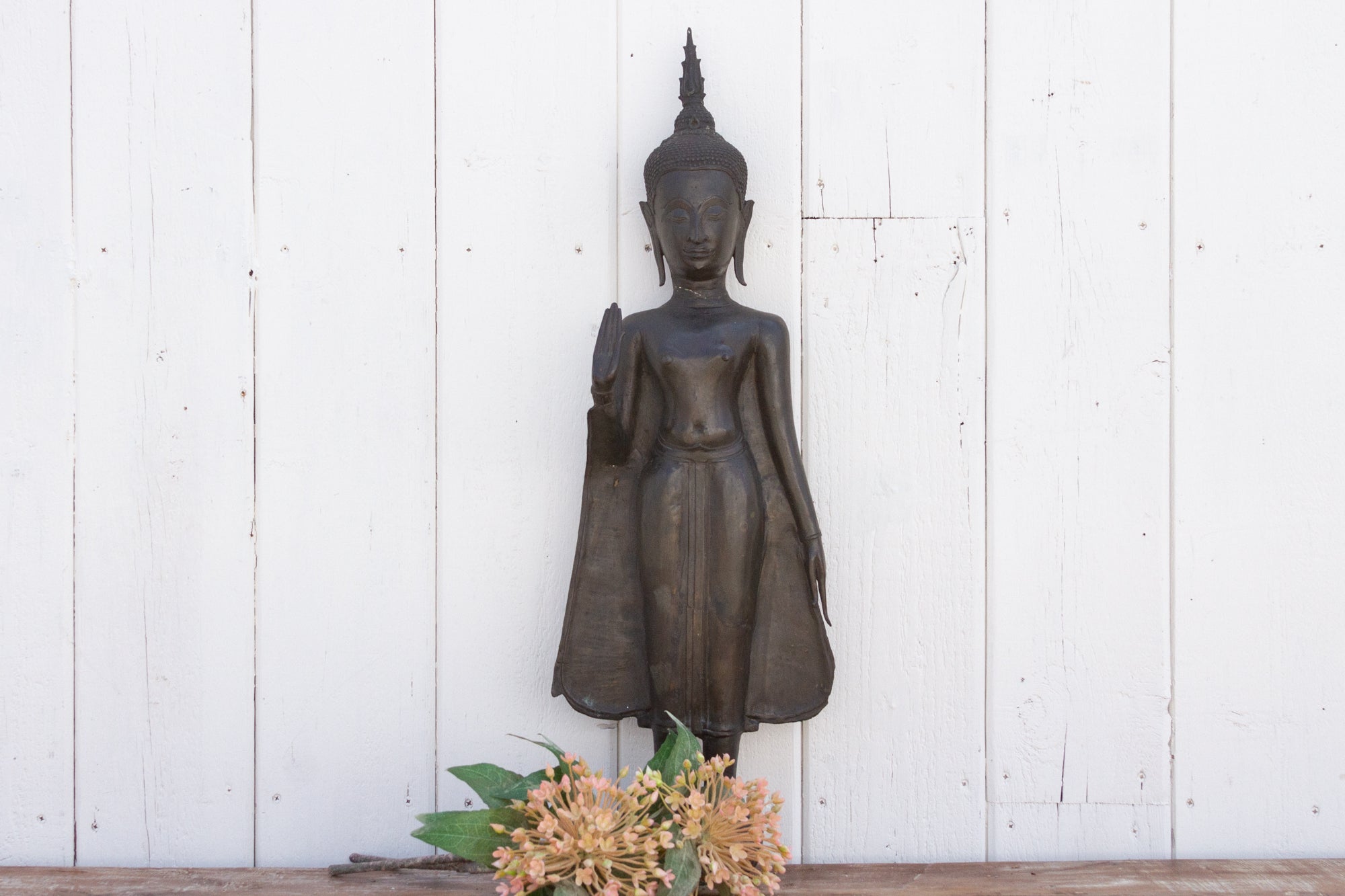 DE-COR | Ispirazione globale, Buddha thailandese alto in bronzo antico (commercio)