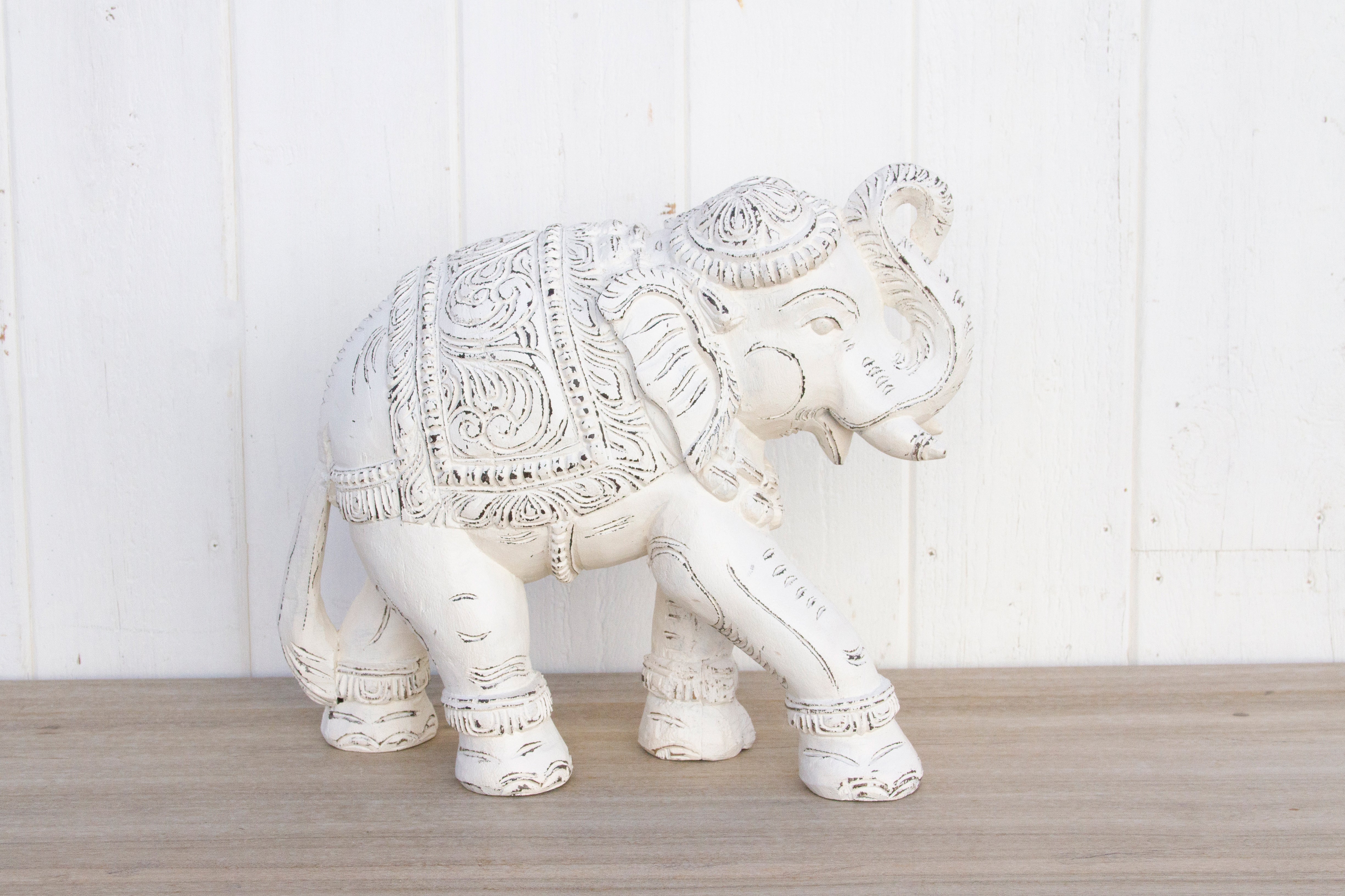 DE-COR | Ispirazione globale, Elefante indiano bianco invecchiato Rari (commercio)