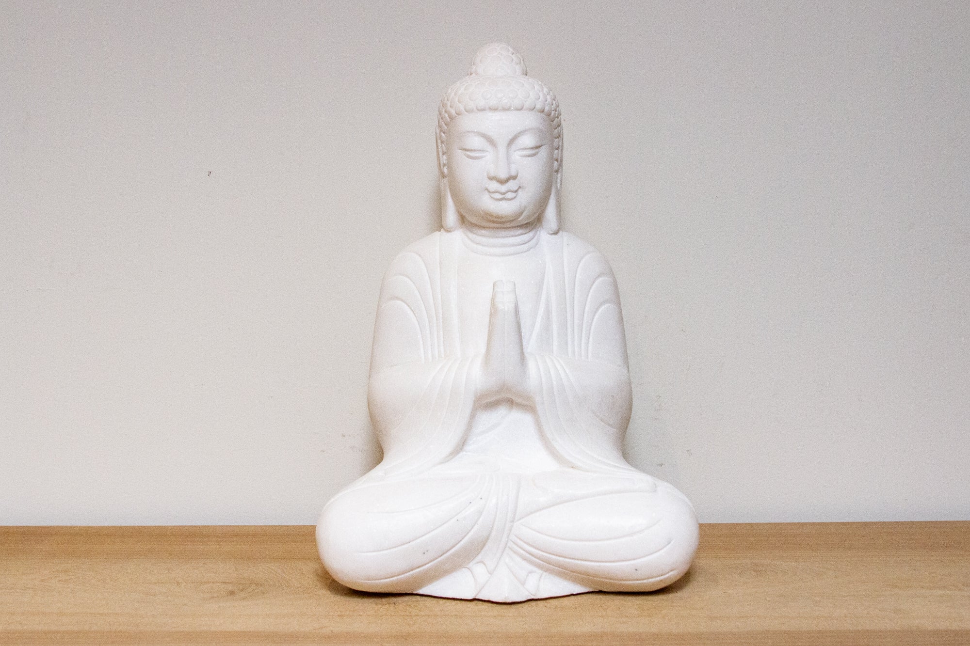 DE-COR | Ispirazione globale, Figura di Buddha in marmo intagliato a mano, alta