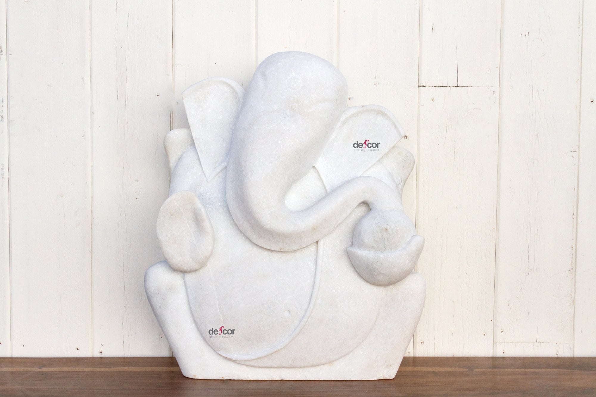 DE-COR | Ispirazione globale, Ganesha moderno alto in marmo scolpito a mano