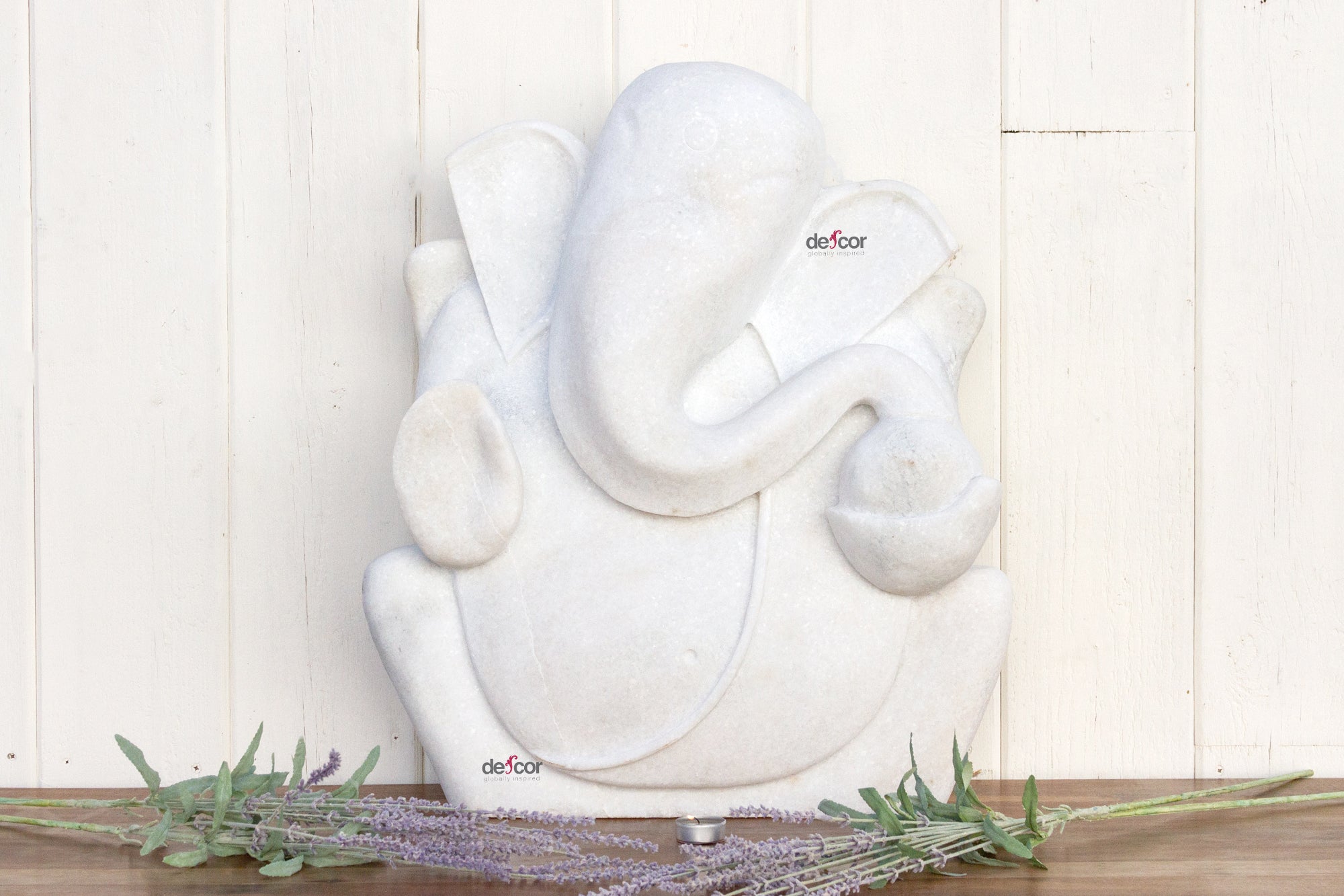 DE-COR | Ispirazione globale, Ganesha moderno in marmo intagliato a mano (commercio)
