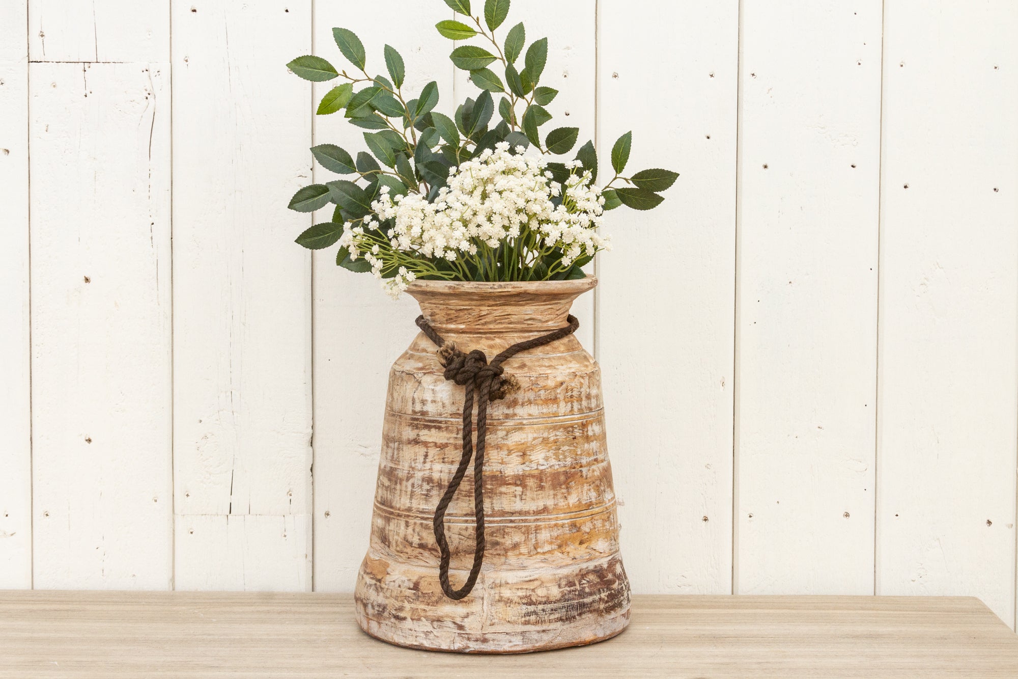 DE-COR | Ispirazione globale, Grande vaso di legno vintage