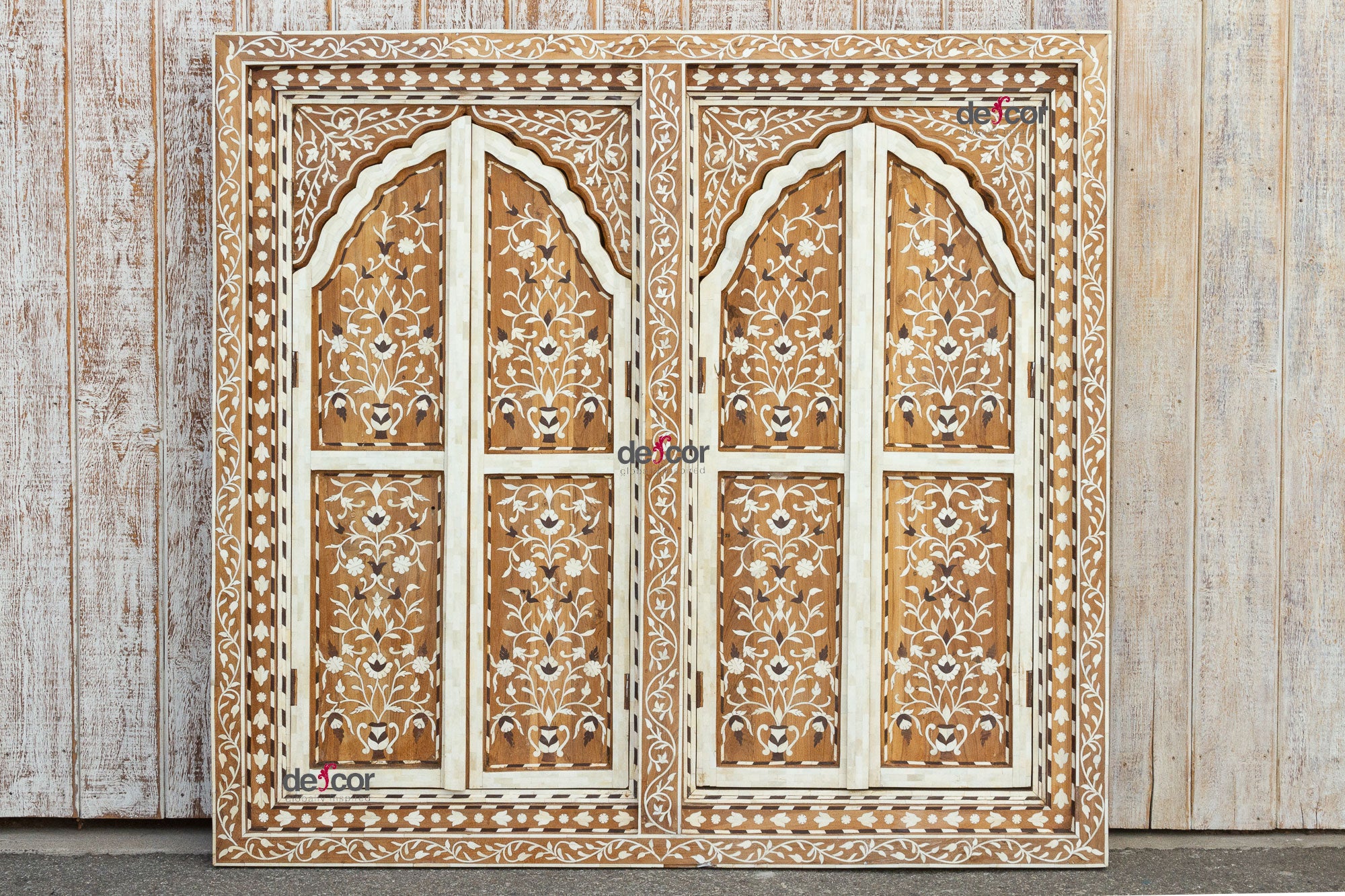 DE-COR | Ispirazione globale, Pannello per finestra con intarsio reale ad arco Mihrab