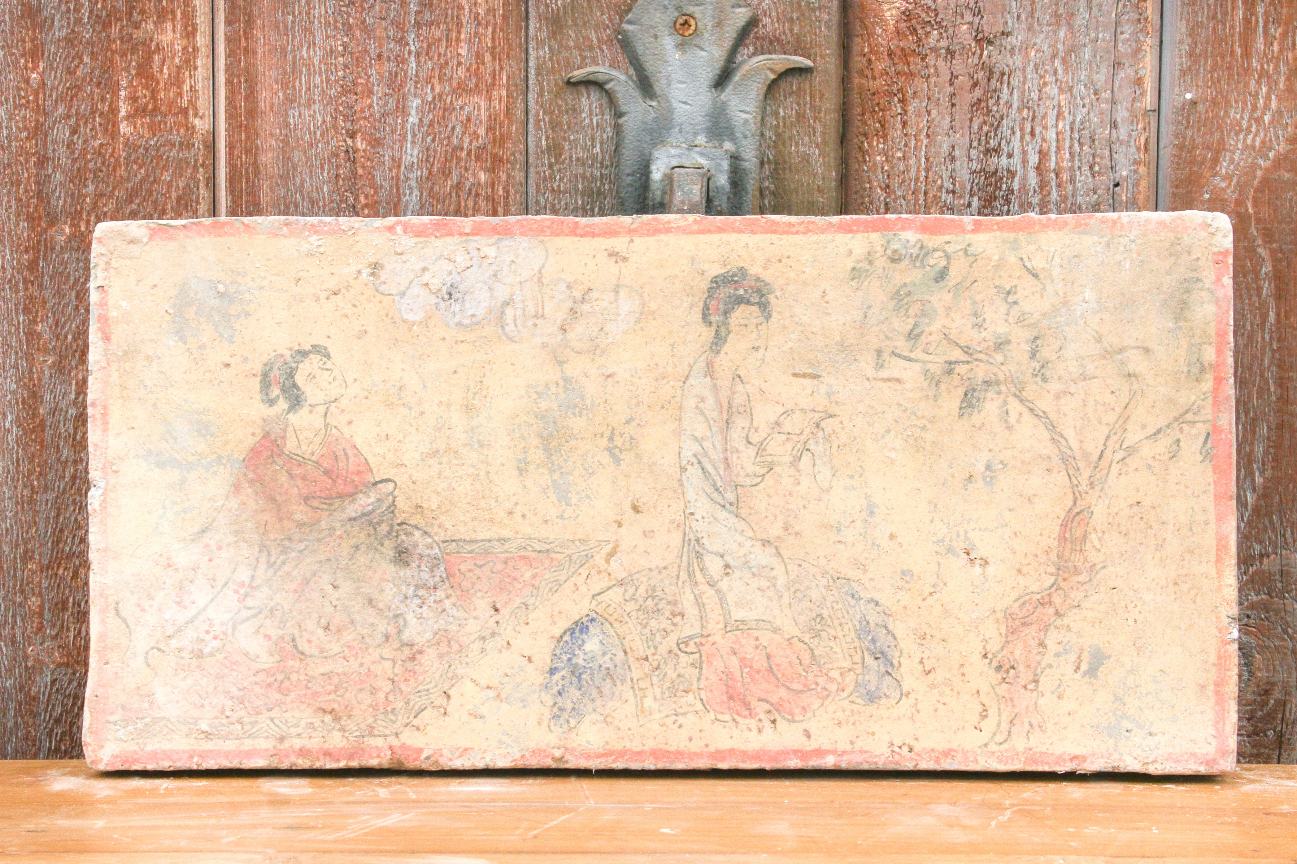 DE-COR | Ispirazione globale, Piastrella murale in stile dinastia Liao dipinta a mano e pacifica