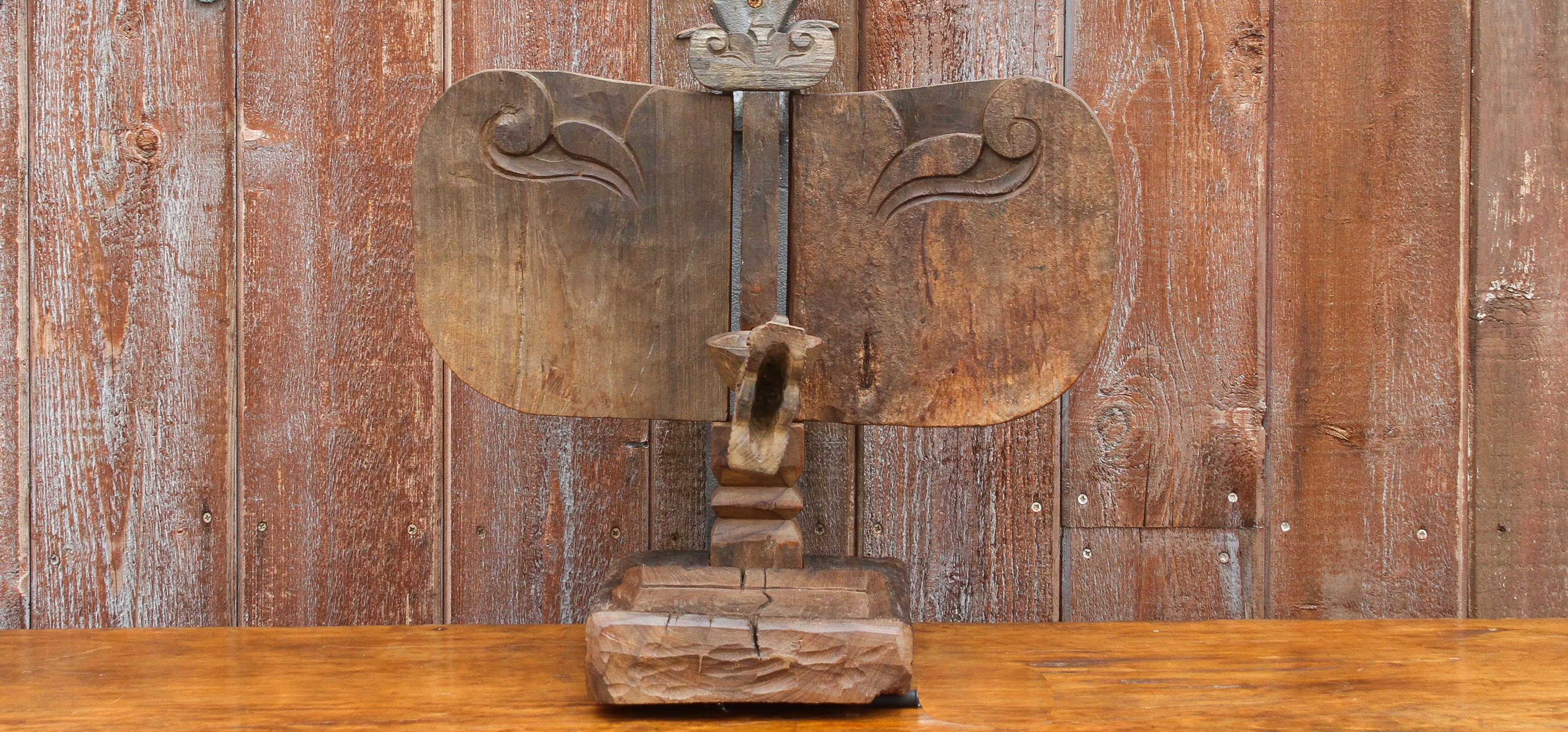 DE-COR | Ispirazione globale, Scultura d'altare primitiva africana in legno intagliato
