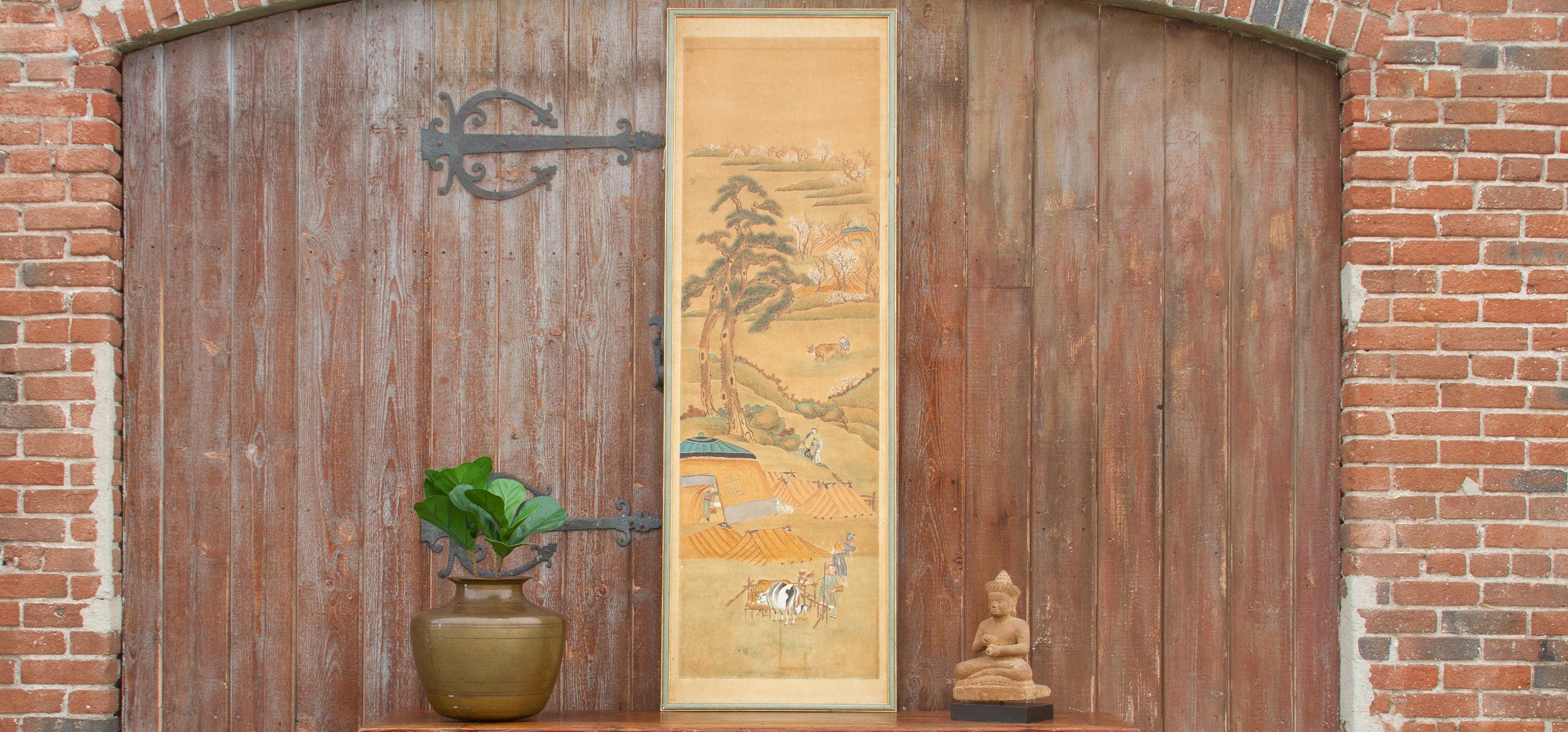 DE-COR | Ispirazione globale, Sereno villaggio cinese dipinto