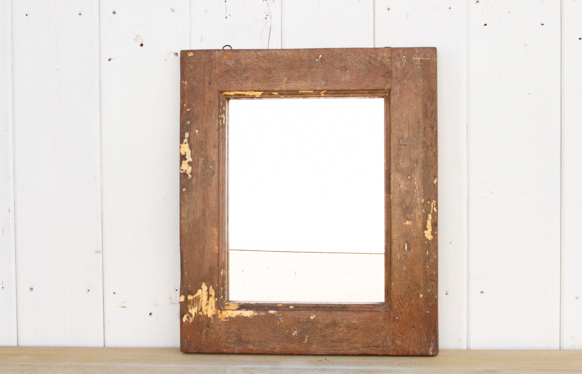 DE-COR | Ispirazione globale, Specchio da parete in teak rustico
