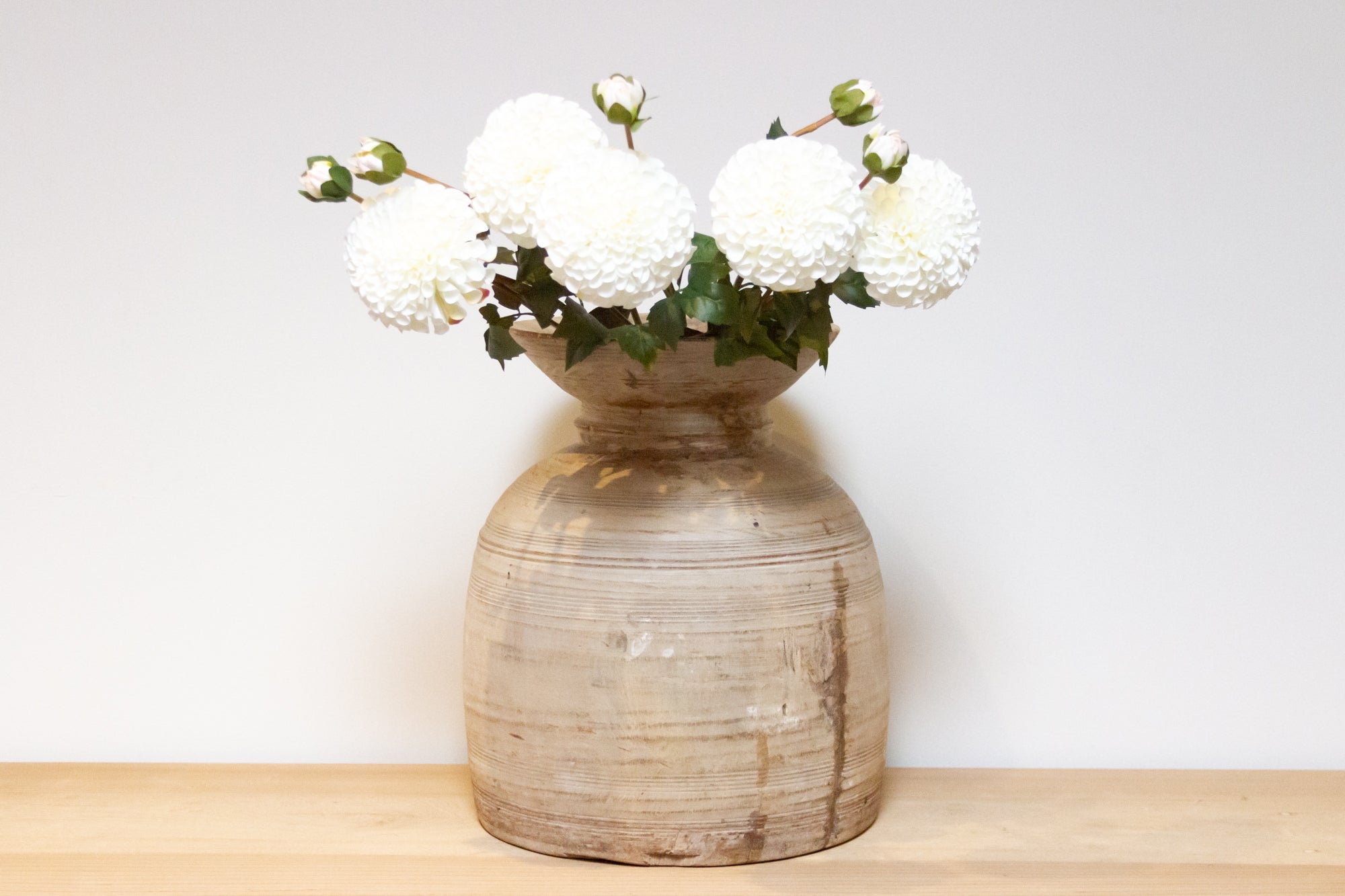 DE-COR | Ispirazione globale, Vaso alto in legno ossidato (commercio)