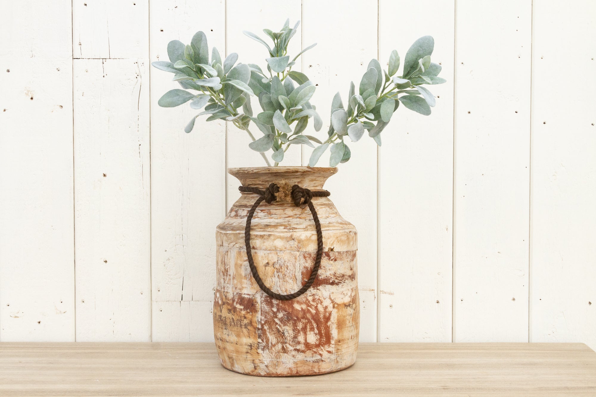 DE-COR | Ispirazione globale, Vaso decorativo in legno vintage