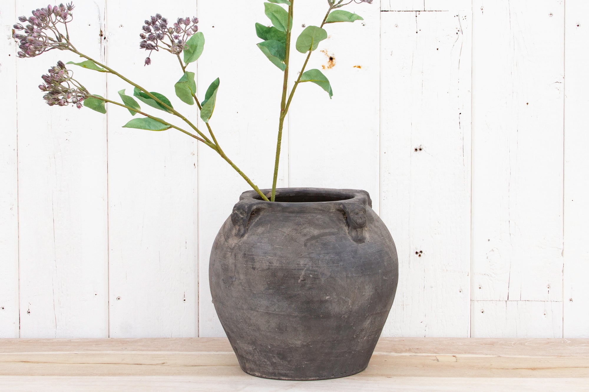 DE-COR | Ispirazione globale, Vaso di terracotta grigio rustico (commercio)