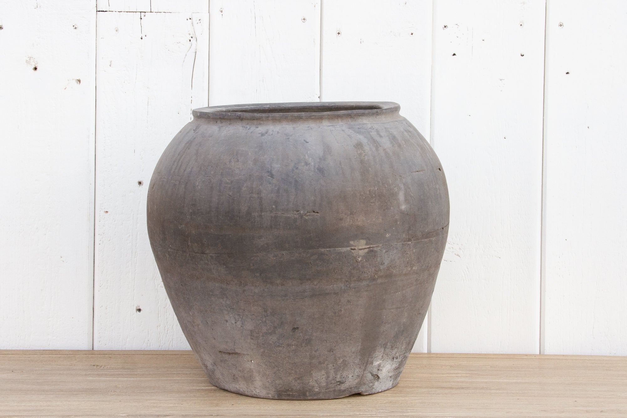 DE-COR | Ispirazione globale, Vaso rustico vintage grigio carbone