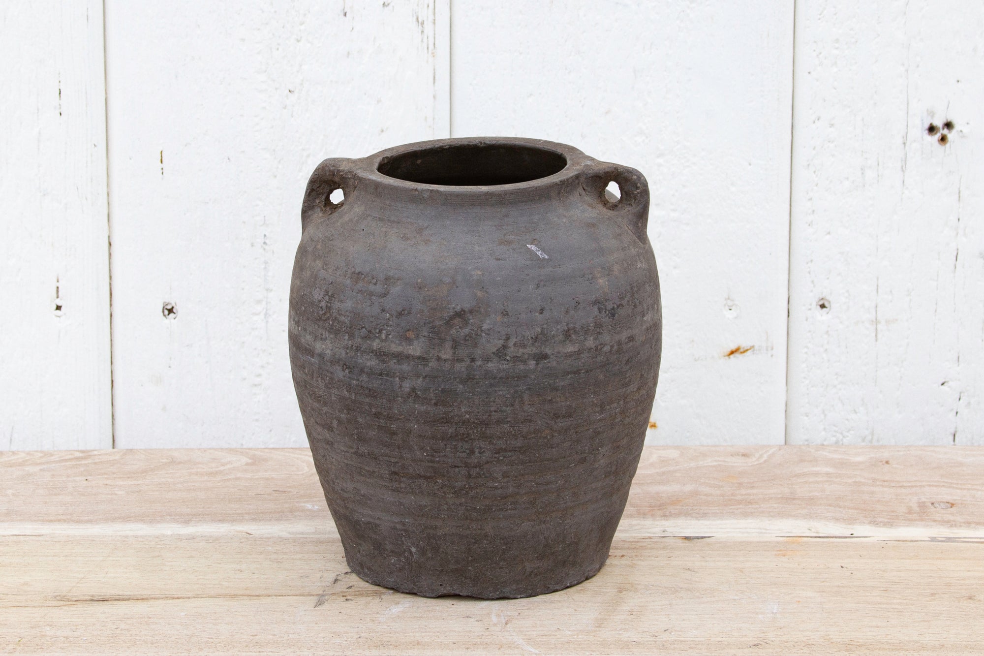 DE-COR | Ispirazione globale, Vaso vintage grigio con effetto atmosferico