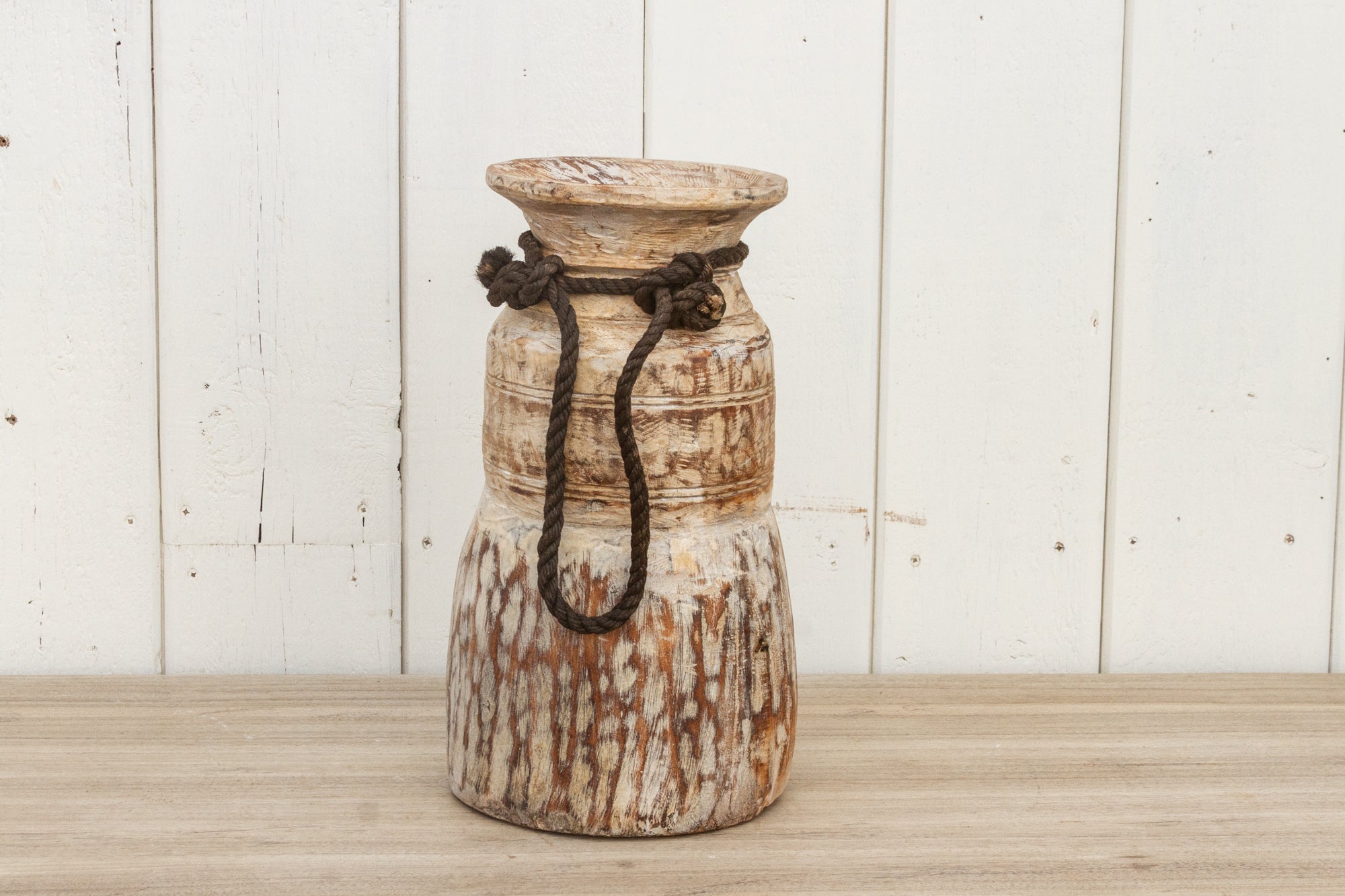 DE-COR | Ispirazione globale, Vaso vintage in legno tornito